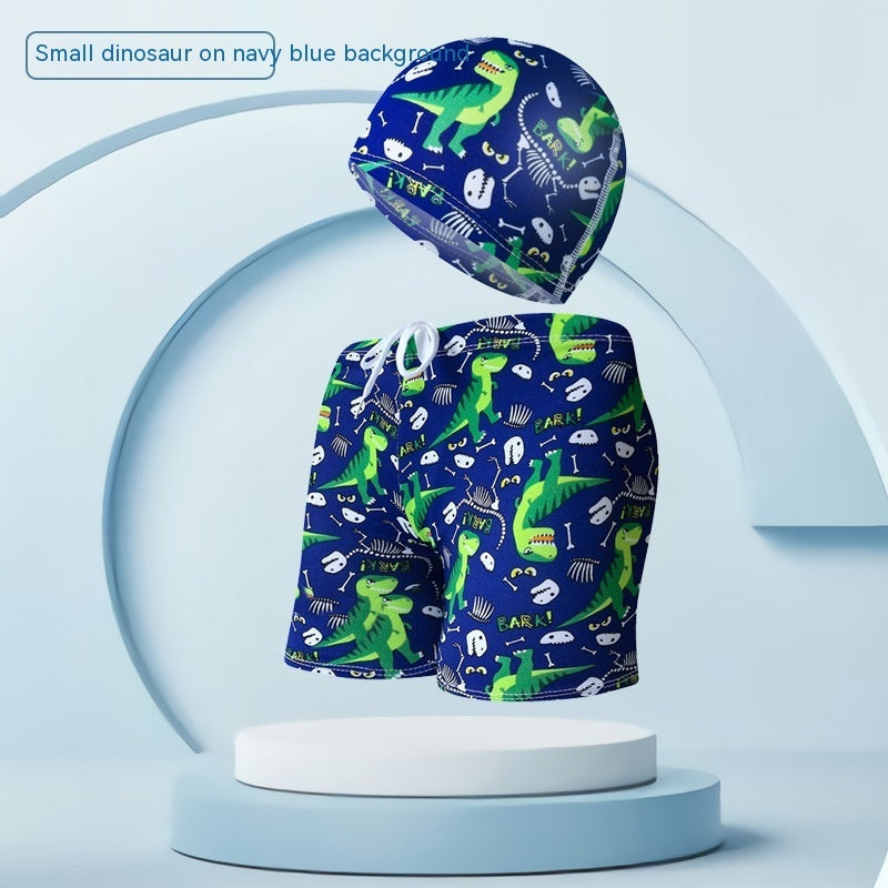 Children's swimsuit with swim cap, ideal for beach holidays