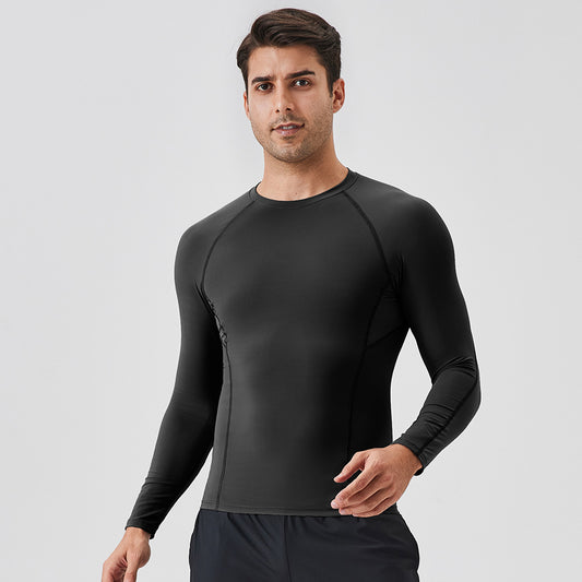 Camiseta deportiva de manga larga ajustada