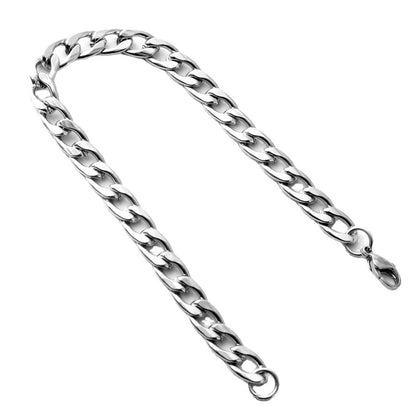Reloj con correa y pulsera de acero   para hombre