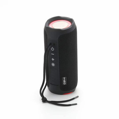 Altavoz Bluetooth portátil LED impermeable con tarjeta