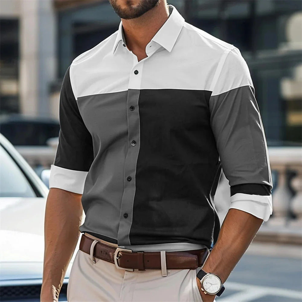 Casual long-sleeved shirt