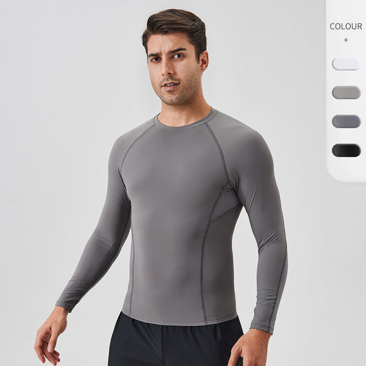 Camiseta deportiva de manga larga ajustada