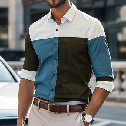 Casual long-sleeved shirt
