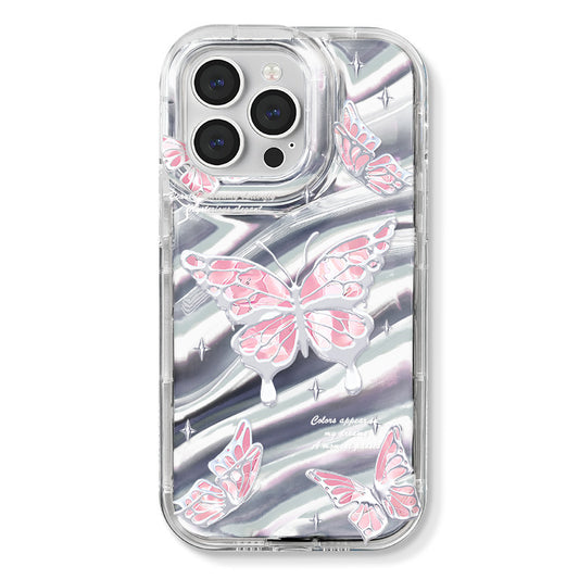 Funda para teléfono con mariposa pintada
