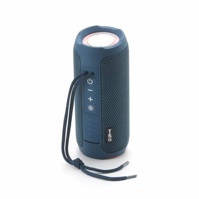 Altavoz Bluetooth portátil LED impermeable con tarjeta