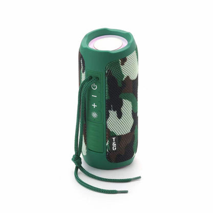 Altavoz Bluetooth portátil LED impermeable con tarjeta