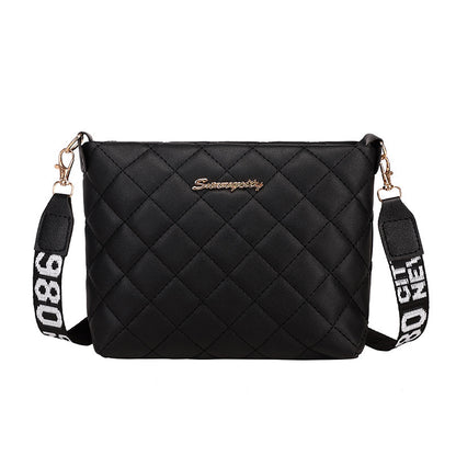 Bolso bandolero pequeño para mujer moderno con bordado y correa removible