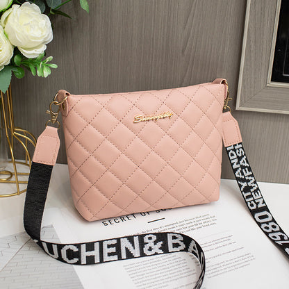 Bolso bandolero pequeño para mujer moderno con bordado y correa removible