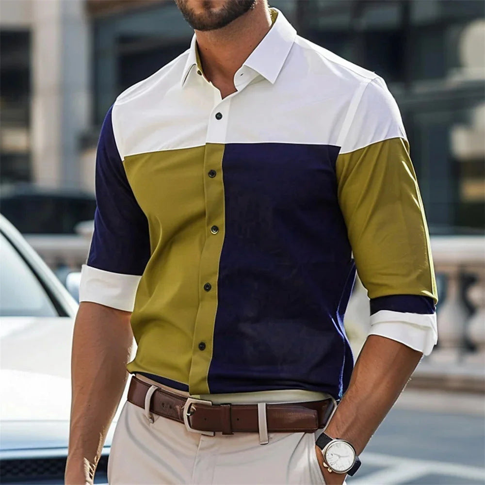 Casual long-sleeved shirt