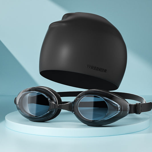 Gafas de natación con gran marco impermeable anti-nieblas