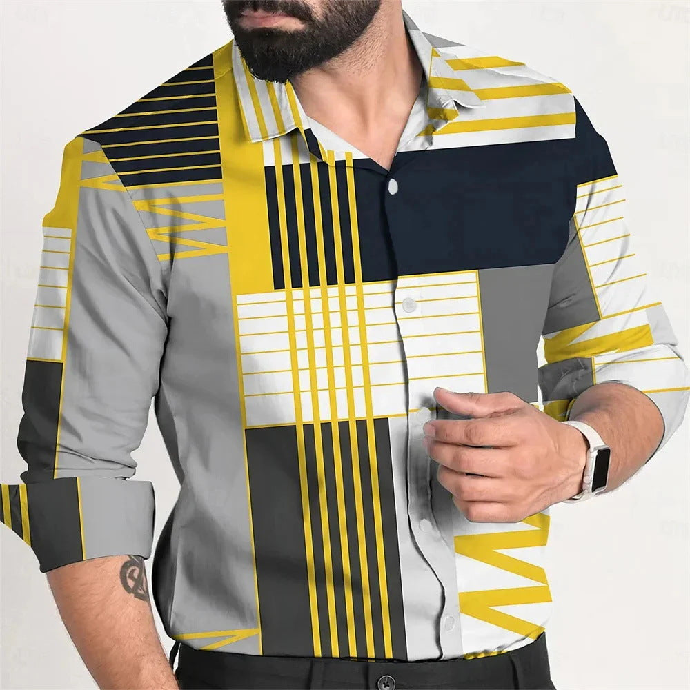 Casual long-sleeved shirt