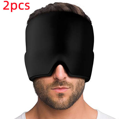 Gel compress for headache relief, cold therapy, migraine and eye mask