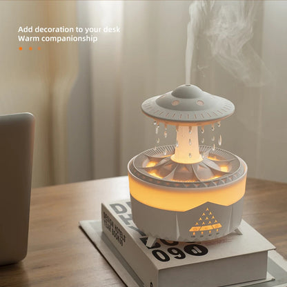 Humidificador UFO con forma de gota de lluvia USB