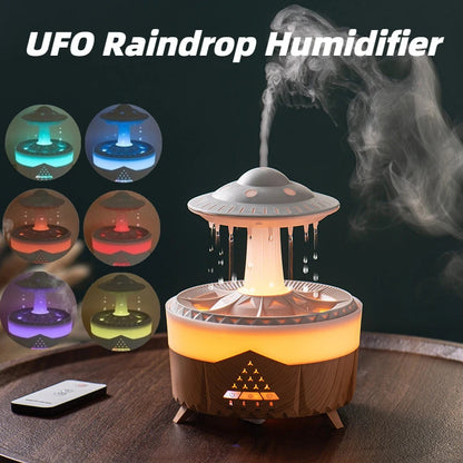 Humidificador UFO con forma de gota de lluvia USB