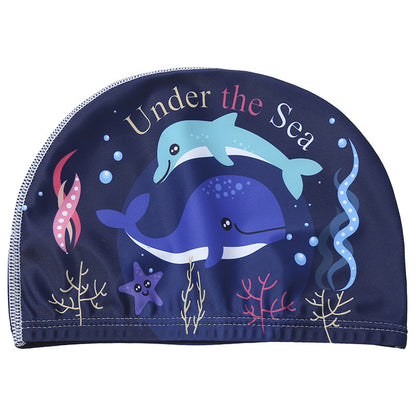 Children's swimming cap with cartoon prints