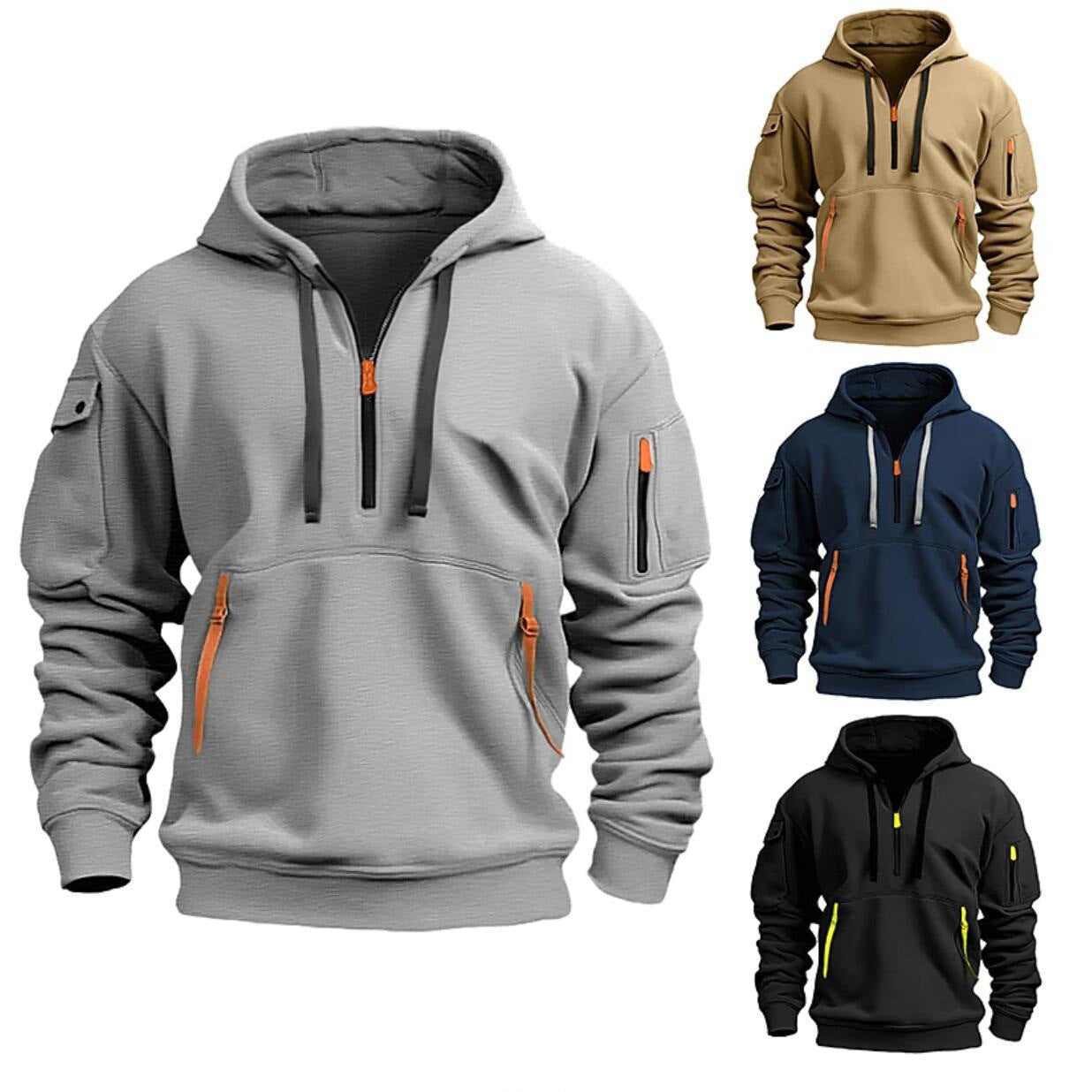 Men's and Women's Loose Fit Drop Shoulder Hoodie Plus Size