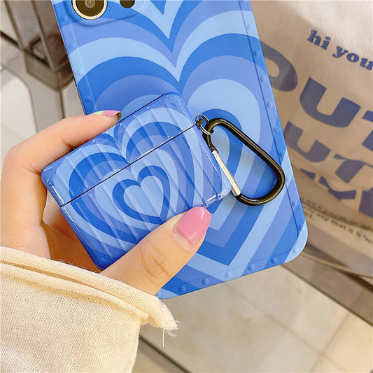 Estuche para auriculares con forma de corazón