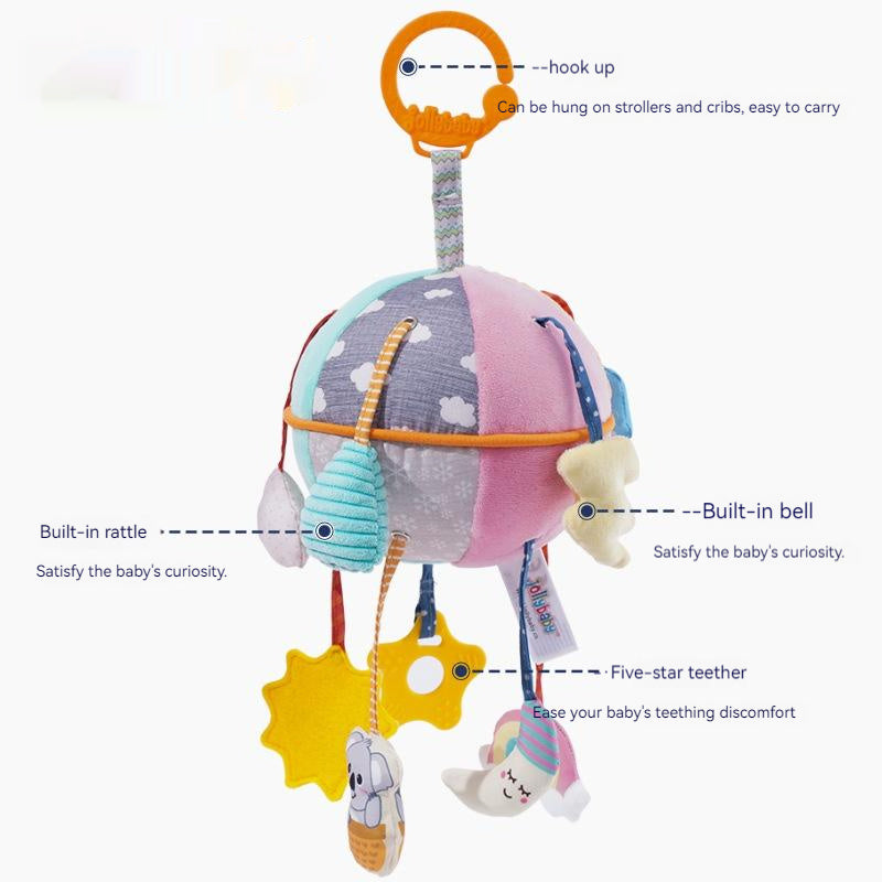 Hanging toys for baby strollers