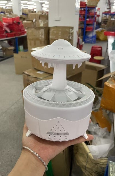Humidificador UFO con forma de gota de lluvia USB