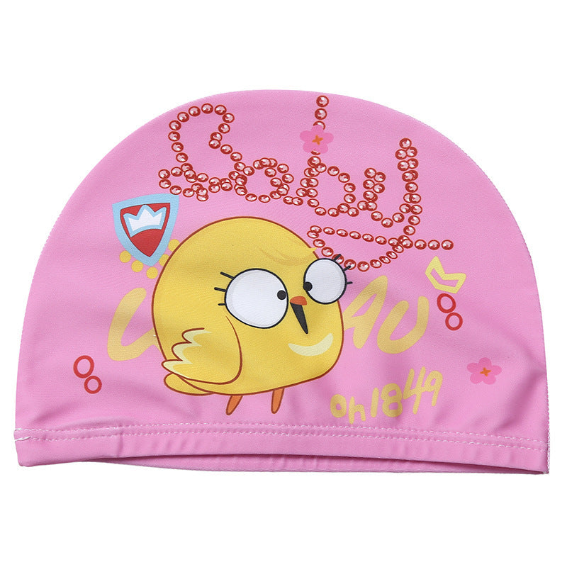 Children's swimming cap with cartoon prints