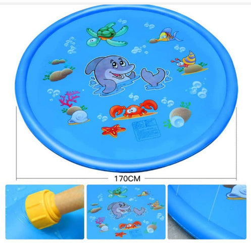 Inflatable water mat
