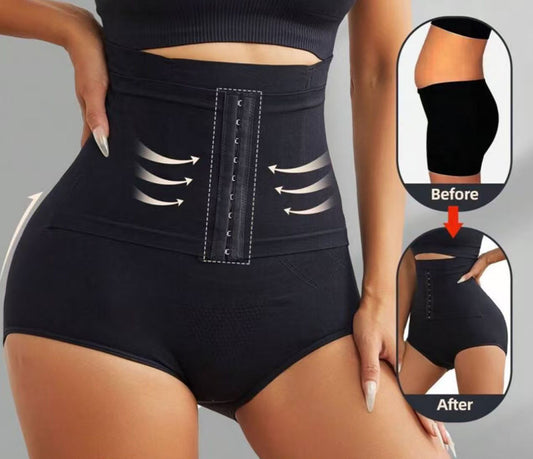 Braga cintura alta con faja y control de abdomen