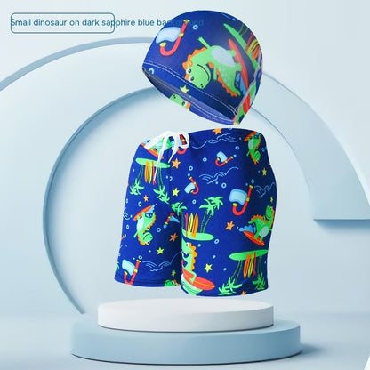 Children's swimsuit with swim cap, ideal for beach holidays