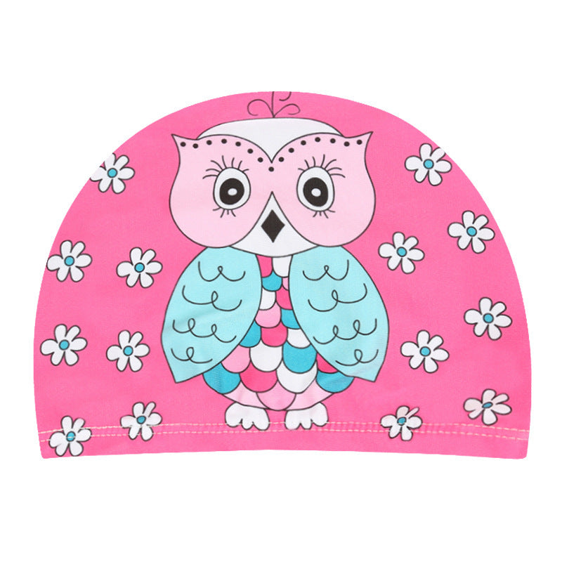 Children's swimming cap with cartoon prints