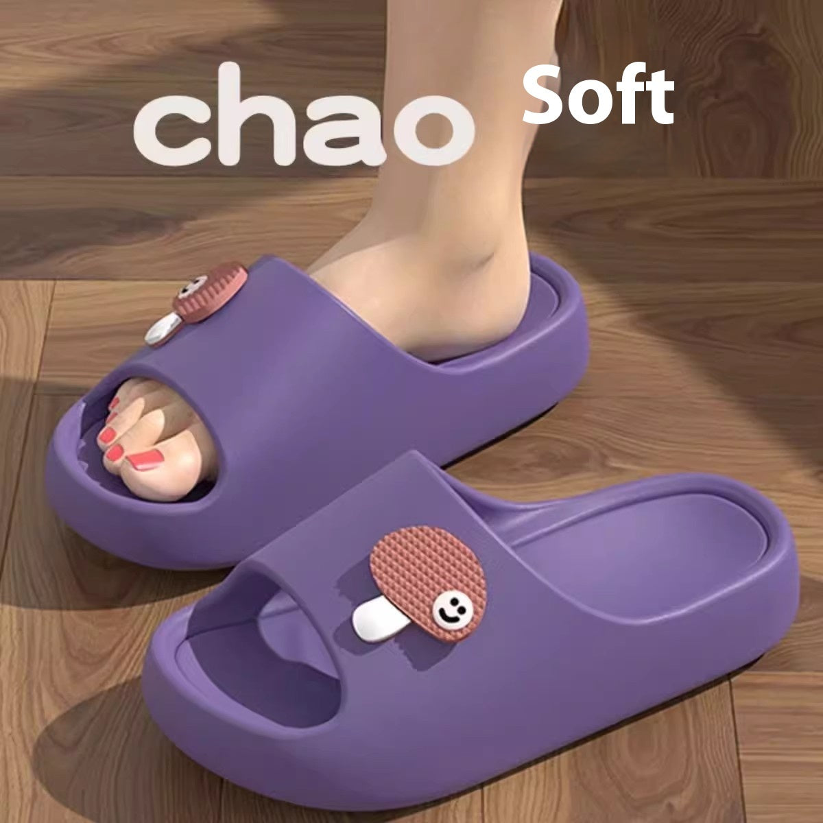 Chanclas cara de perro antideslizantes