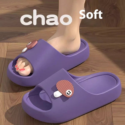 Chanclas cara de perro antideslizantes