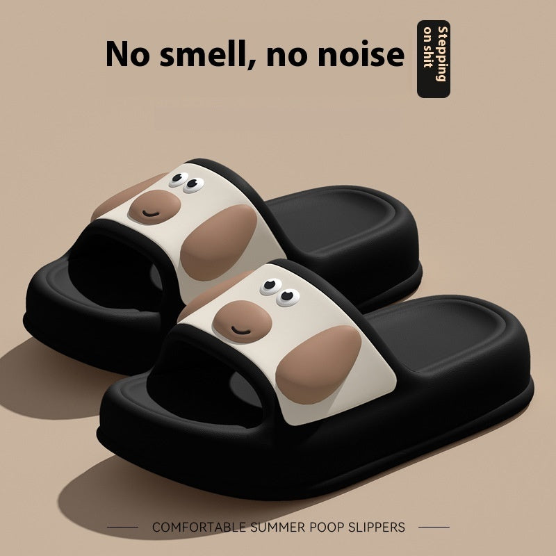 Chanclas cara de perro antideslizantes