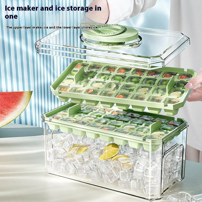 Creative Quick Release Ice Cube Tray Silicone Molds