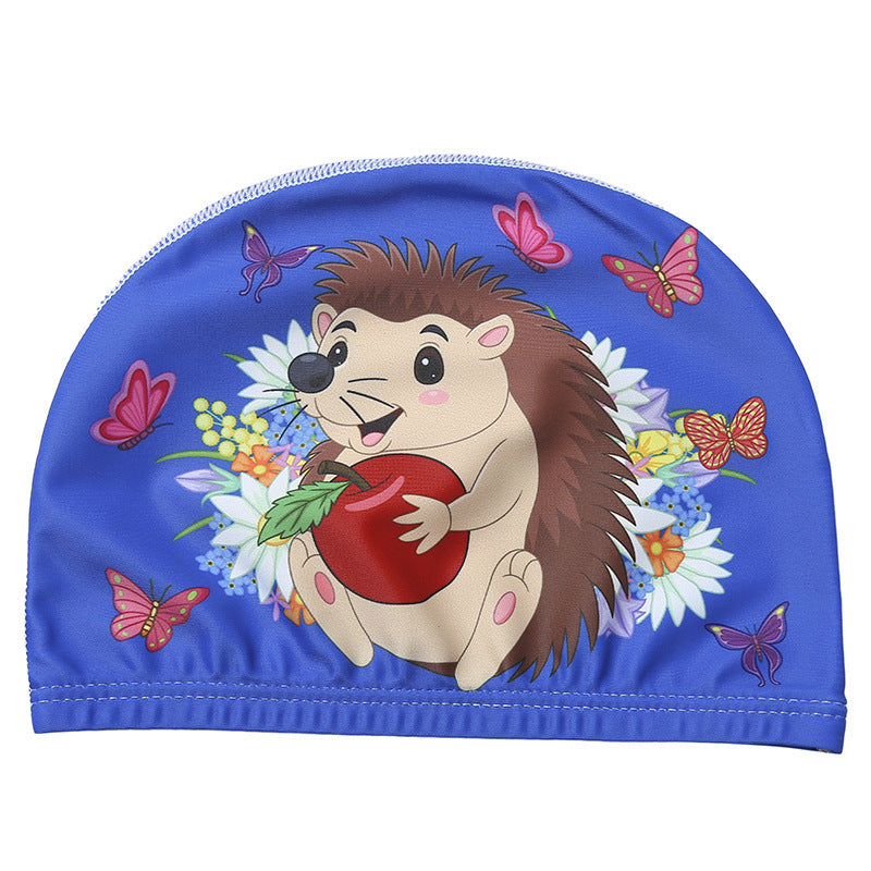 Children's swimming cap with cartoon prints
