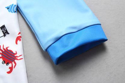 Traje de baño de una pieza para niño con protección solar
