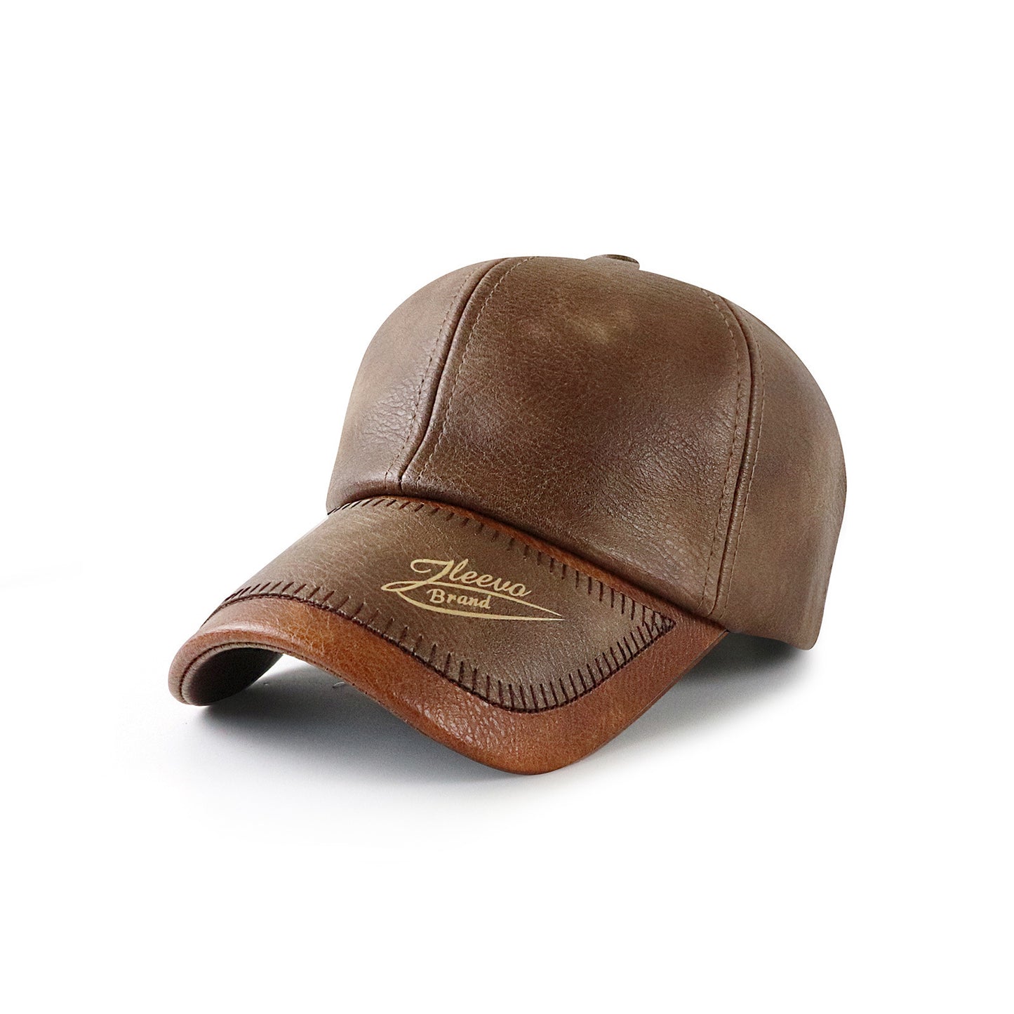 Gorra de béisbol de cuero PU