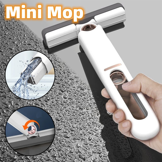Mini trapeador de esponja para limpieza de pisos y ventanas