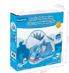 Baby Swim Ring with Sun Protection and Anti-Slip Buoy