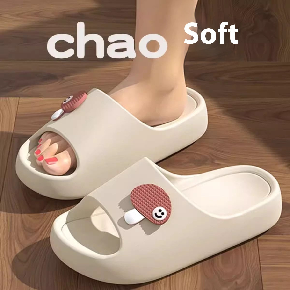 Chanclas cara de perro antideslizantes