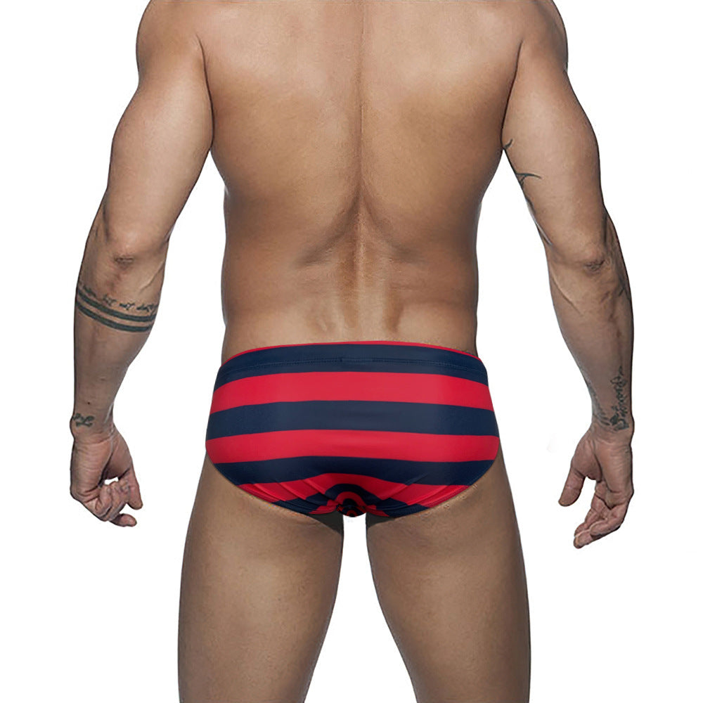 Bañador corto de rayas para hombre