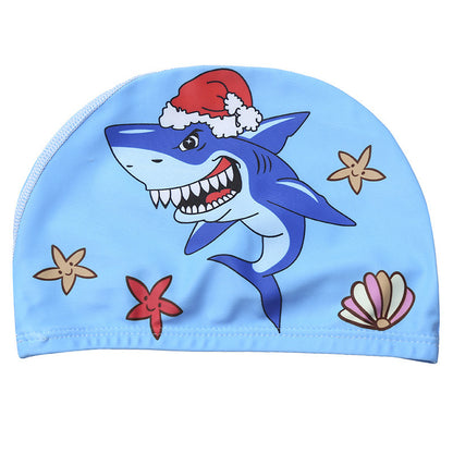 Children's swimming cap with cartoon prints