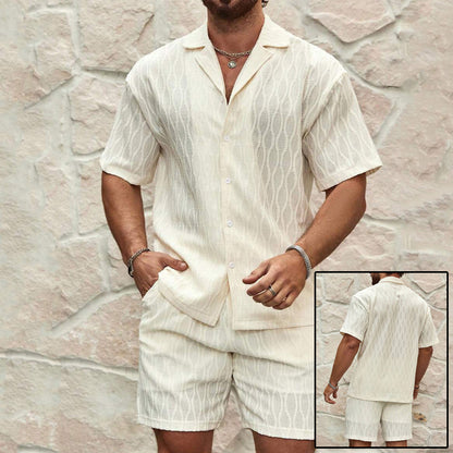 Men's 2-piece short-sleeved summer set