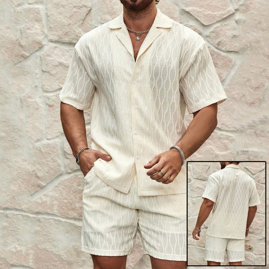 Men's 2-piece short-sleeved summer set