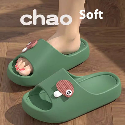 Chanclas cara de perro antideslizantes