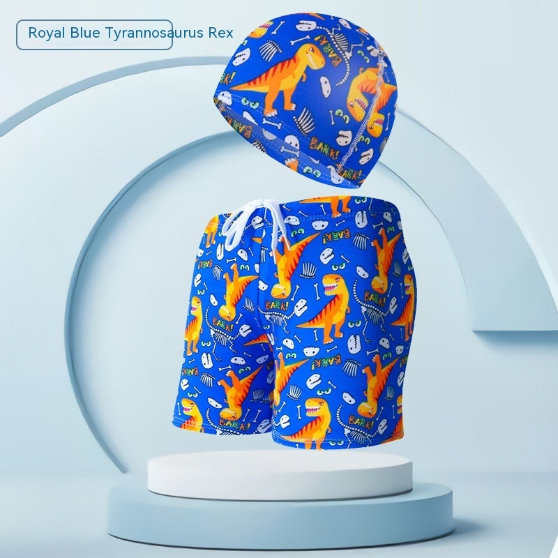Children's swimsuit with swim cap, ideal for beach holidays