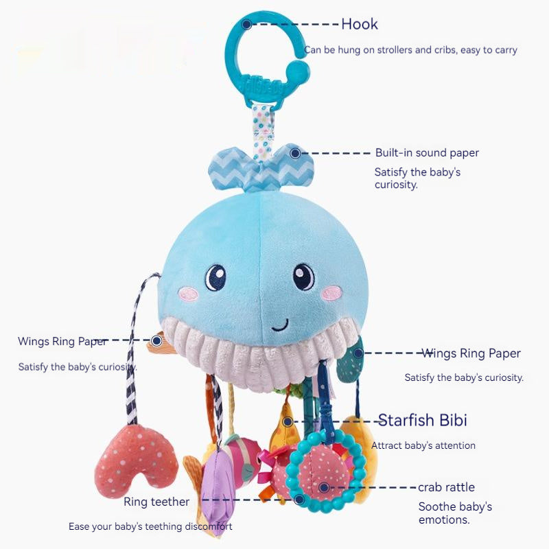 Hanging toys for baby strollers