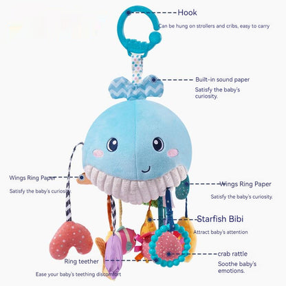Hanging toys for baby strollers