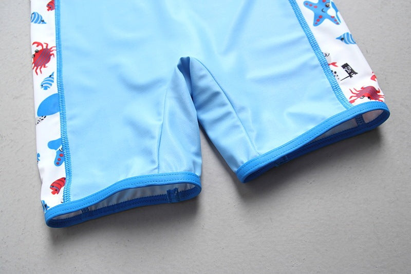 Traje de baño de una pieza para niño con protección solar
