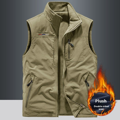Men's Double-Sided Fleece Sports Vest