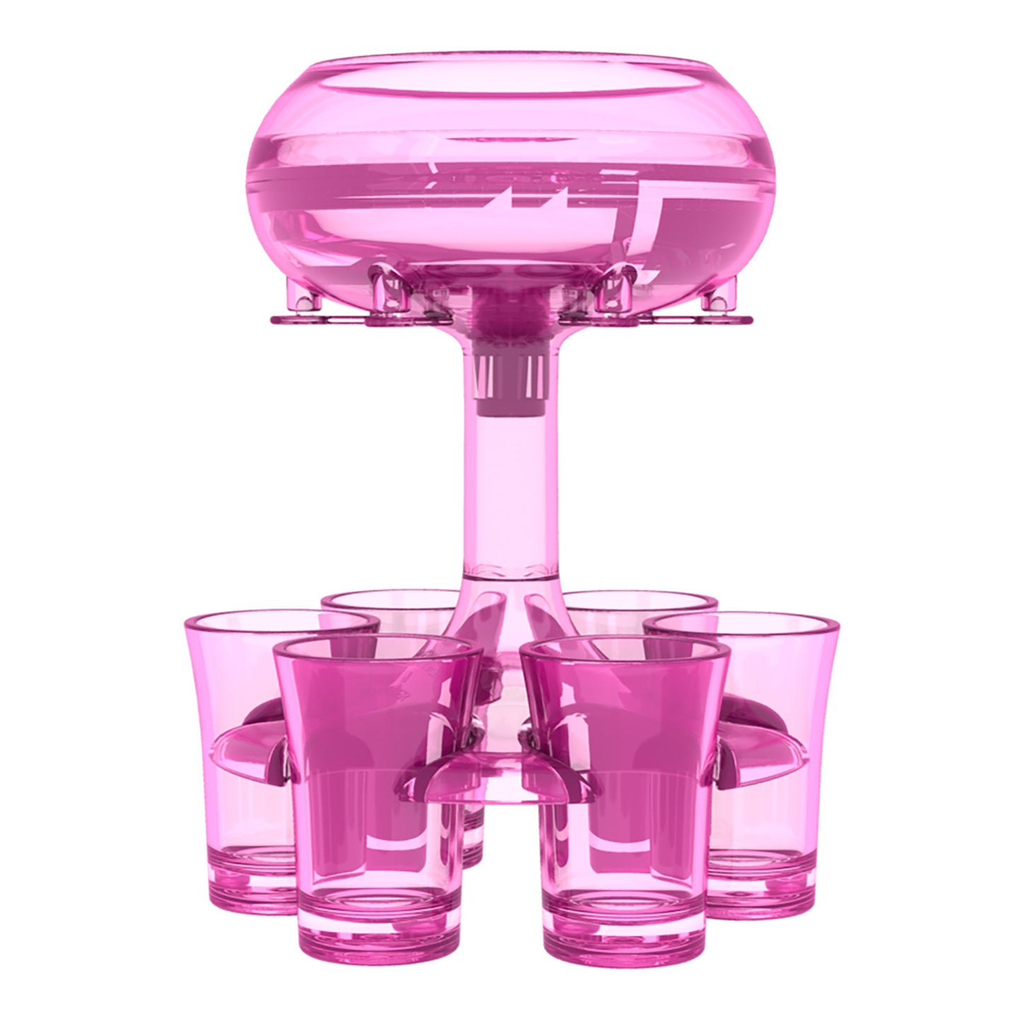 Dispensador de chupitos con 6 vasos ideal para fiestas