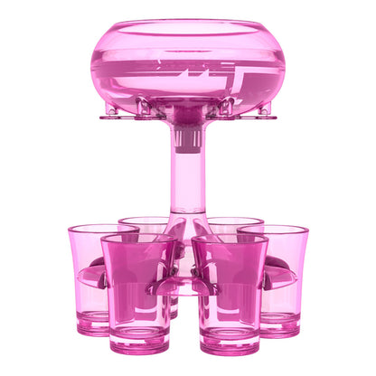 Dispensador de chupitos con 6 vasos ideal para fiestas
